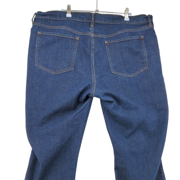 Old Navy Jeans Women's Sweetheart High Rise Denim Straight Leg Blue Size 16 - Picture 10 of 11